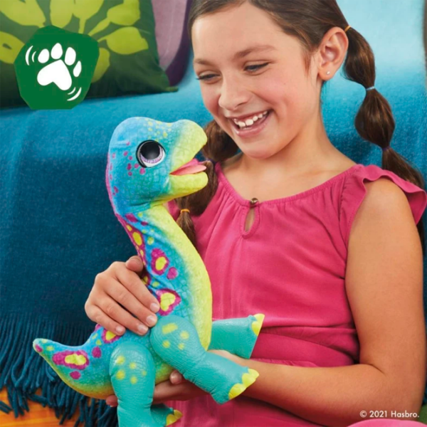 Jucărie interactivă FurReal Friends Snackin' Sam The Bronto F1739 Multicolor Pentru copii, 4+ photo 3