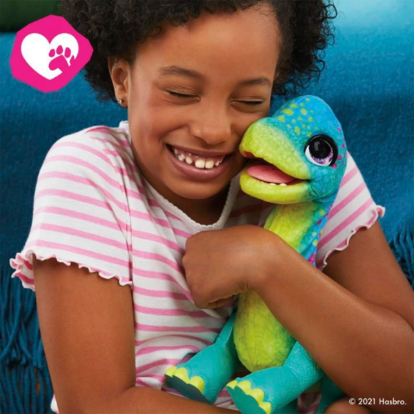 Jucărie interactivă FurReal Friends Snackin' Sam The Bronto F1739 Multicolor Pentru copii, 4+ photo 5