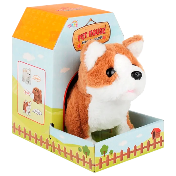 Интерактивная игрушка A-Toys Pet House Собачка T826-1 Коричневый Для детей, 3+ photo 1