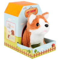 Интерактивная игрушка A-Toys Pet House Собачка T826-1 Коричневый Для детей, 3+