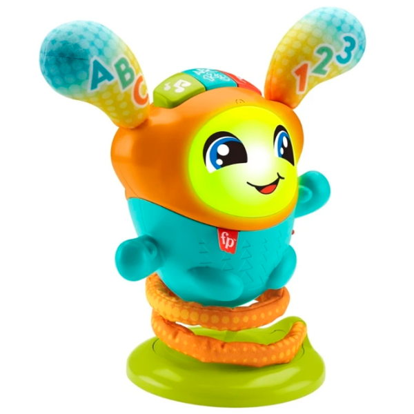 Jucărie interactivă Fisher-Price Dj Bouncin' Beats HYR71 Orange Pentru copii, 36 luni photo 4