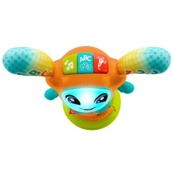 Jucărie interactivă Fisher-Price Dj Bouncin' Beats HYR71 Orange Pentru copii, 36 luni photo 7