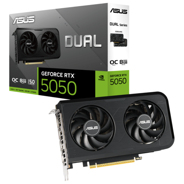Видеокарта Asus GeForce RTX 5050 Dual OC Edition 8 ГБ PCI Express x16 5.0 photo 10