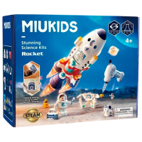 Игровой набор Hola Toys Miukids Космическая ракета ME8983 Белый Для детей, 4+