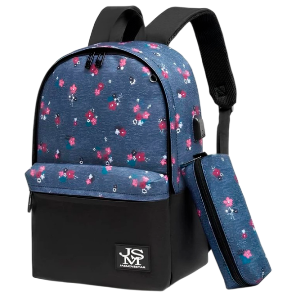 Ghiozdan pentru copii 4Play JMS Black
Blue Flowers  photo 1