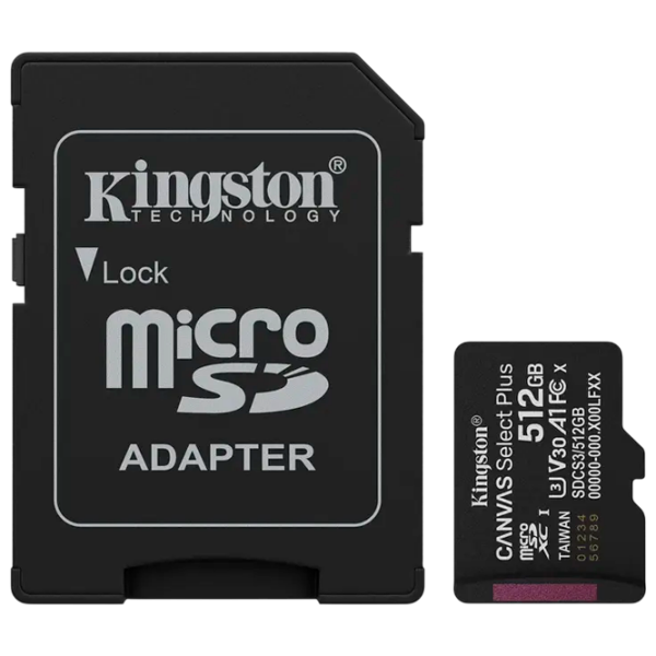MicroSDXC Kingston Canvas Select Plus 512 GB  photo 1