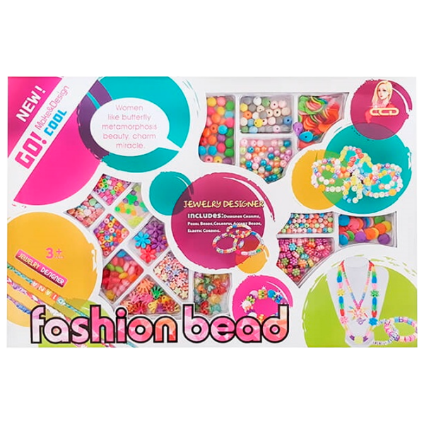 Креативный набор Lulu Fashion Bead 338-963 Розовый Для девочек, 3+ photo 1