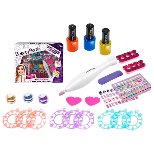 Set de creație Lulu Beauty Bomb 667-7 White Pentru fetițe, 3+ photo 1