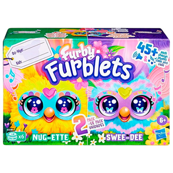 Интерактивная игрушка Furby Furblets Nug-Ette & Swee-Dee G1336 Разноцветный Для детей, 6+ photo 1