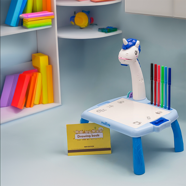 Masă de joc Maxlife MXDP-200 Blue Pentru copii, 3+ photo 4