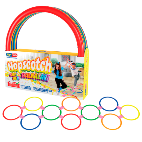 Joc educativ Play Toys Hopscotch 2274 Multicolor Pentru copii, 3+ photo 3
