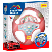 Jucărie interactivă Optmarket Steering Wheel 201678685 Red Pentru băieți, 3+