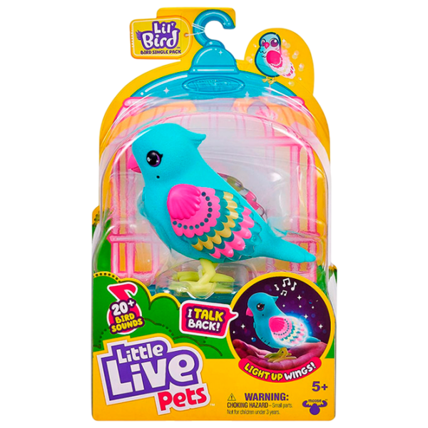 Интерактивная игрушка Little Live Pets Lil Bird 26403 Синий Для детей, 5+ photo 1