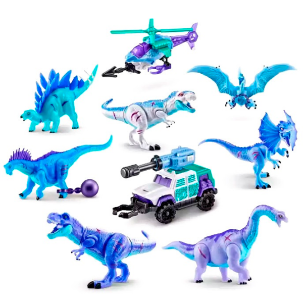 Jucărie interactivă 5 Surprise Dino Strike Ice Age 77489 Multicolor Pentru băieți, 3+ photo 4