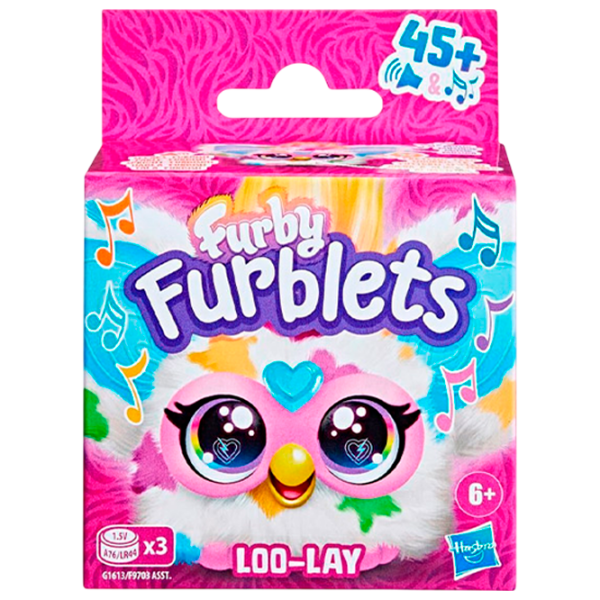 Jucărie interactivă Furby Furblets Loo-Lay G1613 White Pentru copii, 6+ photo 1