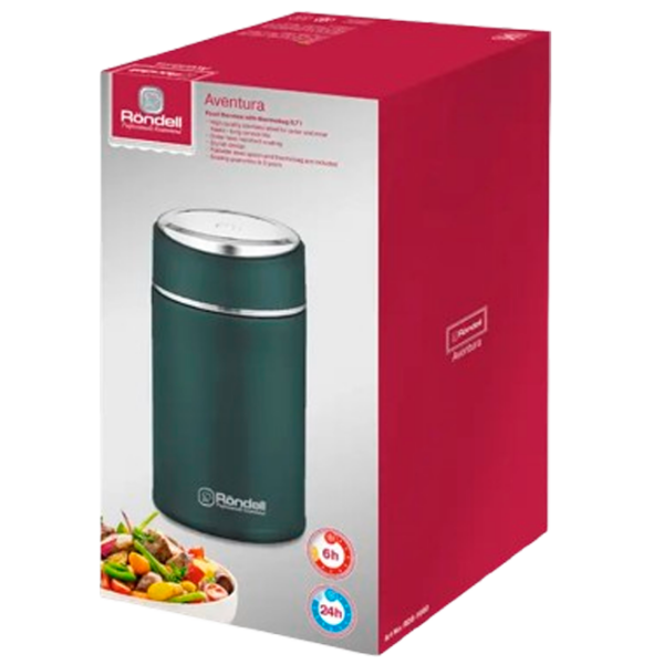Termos pentru mâncare Rondell Classic RDS-1660 Green 0.7l photo 4