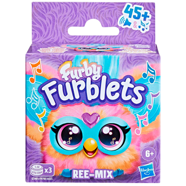 Jucărie interactivă Furby Furblets Ree-Mix G1401 Orange Pentru copii, 6+ photo 1