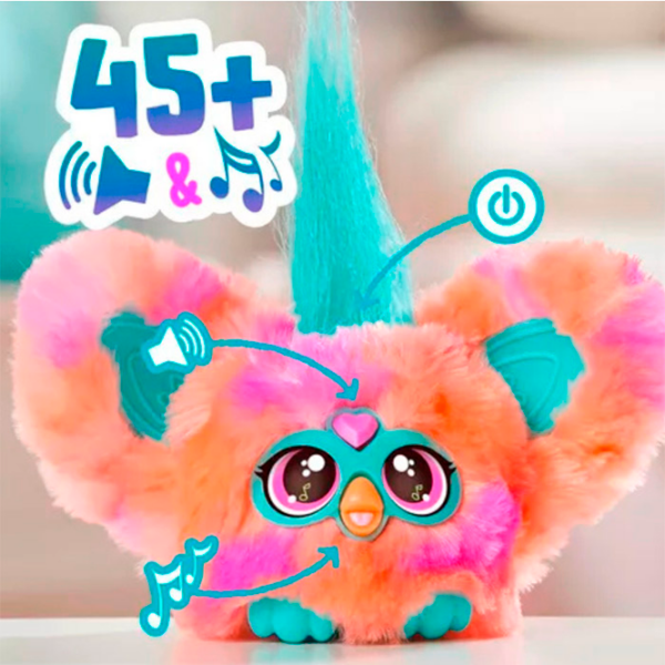 Jucărie interactivă Furby Furblets Ree-Mix G1401 Orange Pentru copii, 6+ photo 3