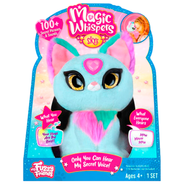 Jucărie interactivă My Fuzzy Friends Magic Whispers Skye 18604S Blue Pentru fetițe, 4+ photo 1