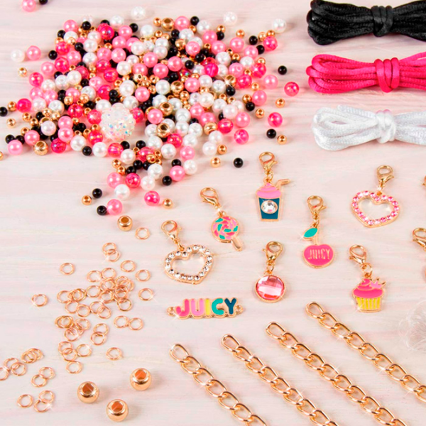 Set de creație Make It Real Juicy Couture Creation of bracelets 4408 Pink Pentru fetițe, 8+ photo 3