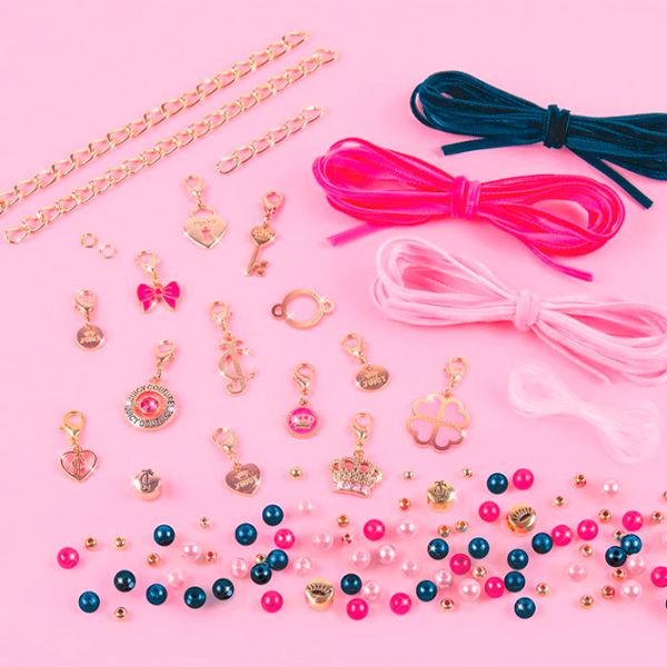 Set de creație Make It Real Juicy Couture Creation of bracelets 4417 Pink Pentru fetițe, 8+ photo 2