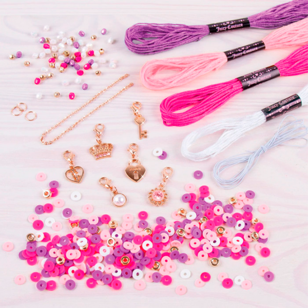 Креативный набор Make It Real Juicy Couture Creation of bracelets 4438 Розовый Для девочек, 8+ photo 2