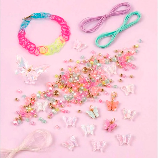 Set de creație Make It Real Bringing Creativity to Life Creation of bracelets 1323 Pink Pentru fetițe, 8+ photo 3