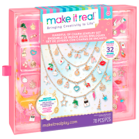 Set de creație Make It Real Bringing Creativity to Life Creation of bracelets 1719 Pink Pentru fetițe, 8+