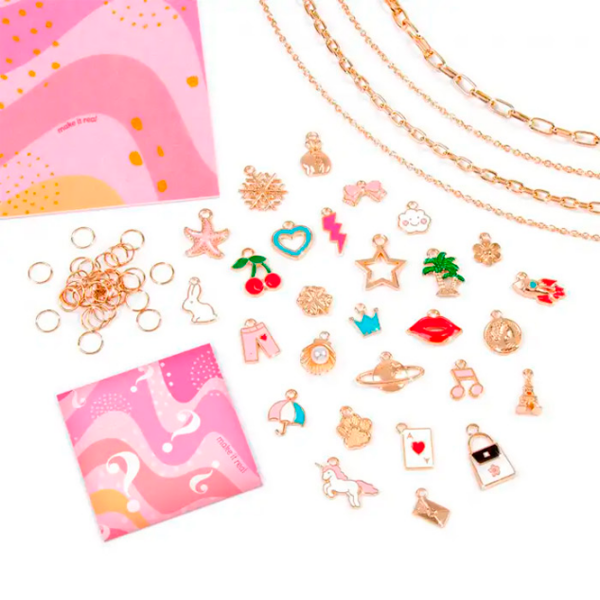 Set de creație Make It Real Bringing Creativity to Life Creation of bracelets 1719 Pink Pentru fetițe, 8+ photo 2