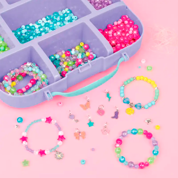 Креативный набор Make It Real Bringing Creativity to Life Creation of bracelets 1714 Фиолетовый Для девочек, 8+ photo 4