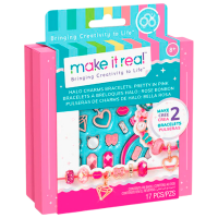 Set de creație Make It Real Bringing Creativity to Life Creation of bracelets 1708 Multicolor Pentru fetițe, 8+