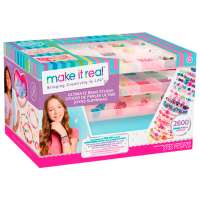 Set de creație Make It Real Bringing Creativity to Life Creation of bracelets 1701 Multicolor Pentru fetițe, 8+
