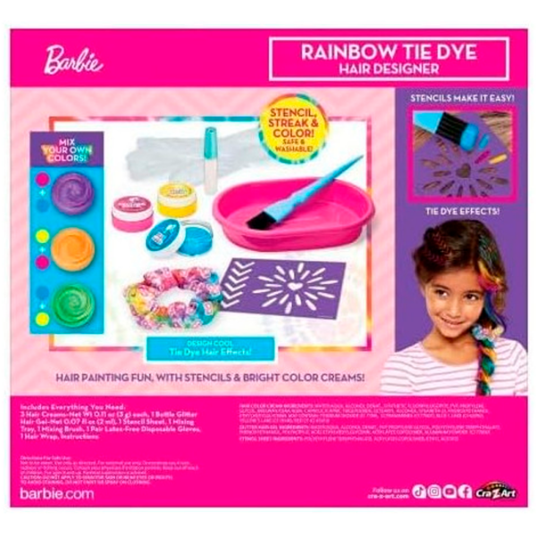 Креативный набор Cra-Z-Art Barbie Hair Designer 34050INT Розовый Для девочек, 8+ photo 4