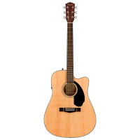 Chitară electro-acustică Fender CD-60SCE Natural Dreadnought, 4/4