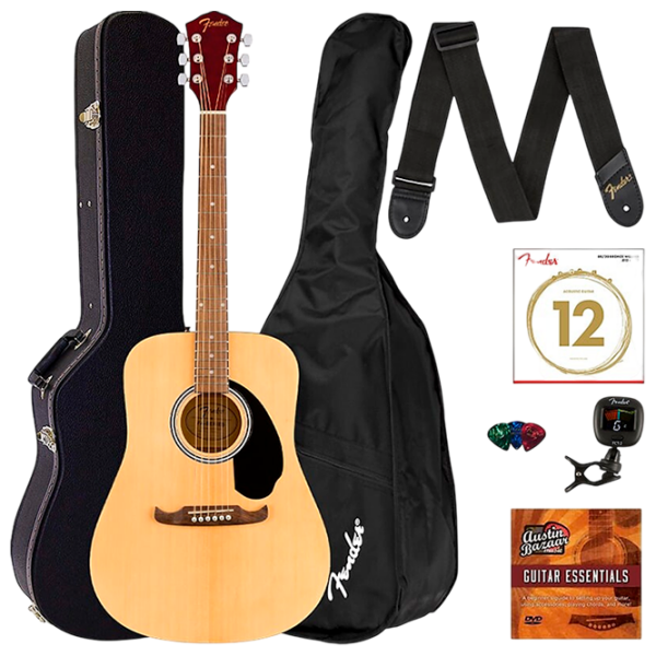 Chitară acustică Fender Pack FA-125 Natural Dreadnought, 4/4 photo 1