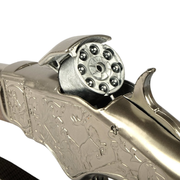 Игрушечный пистолет Gonher Cowboy 99/0 Коричневый патронный, пуля, 3+ photo 4