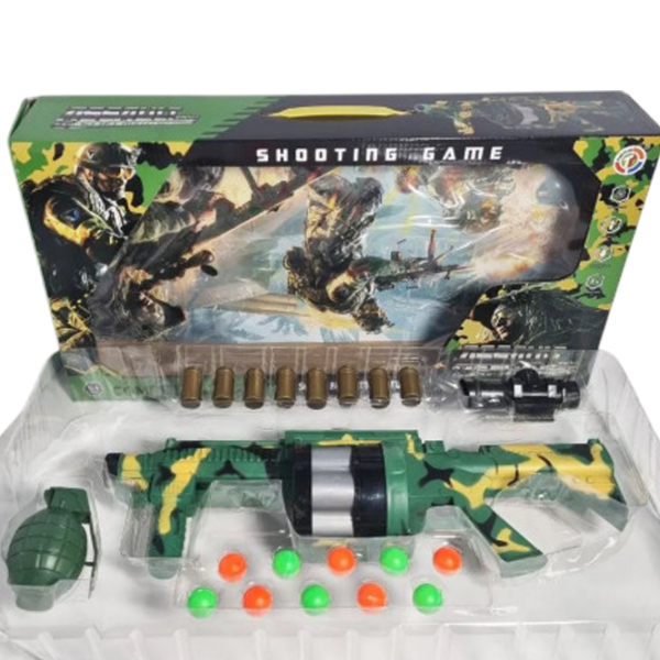 Игрушечный пистолет Optmarket 201299264 Зеленый с пузырьками, шариков , 3+ photo 2