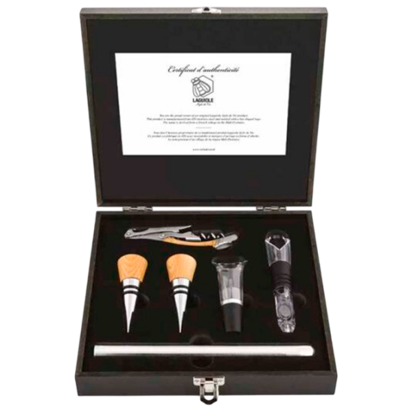 Set desfacător de vin Laguiole Luxury Line Corkscrew Argintiu   photo 1