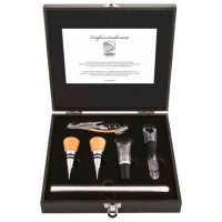 Set desfacător de vin Laguiole Luxury Line Corkscrew Argintiu  