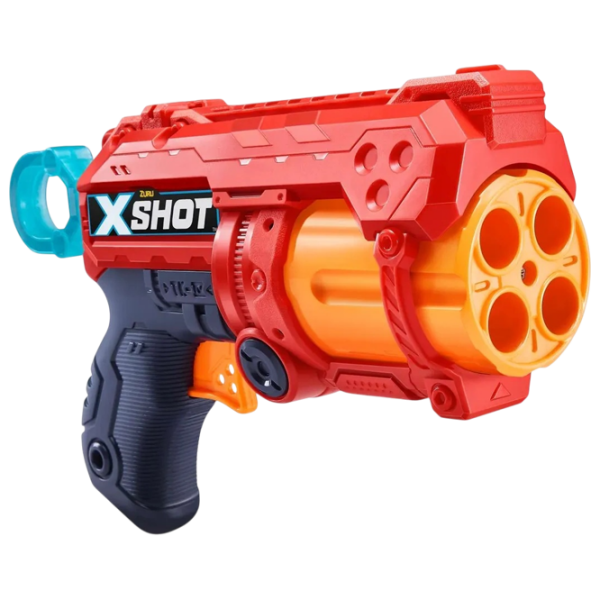 Бластер Zuru X-shot Fury 4 36377 Красный патронный, Стрел, 8+ photo 1