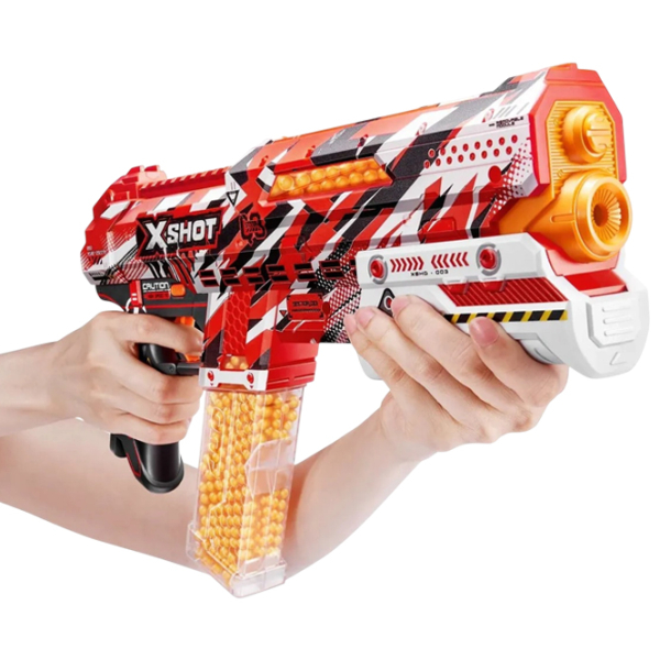 Бластер Zuru X-shot Hyper Gel Small 36622 Красный патронный, шариков , 6+ photo 4