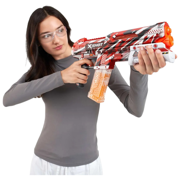 Бластер Zuru X-shot Hyper Gel Small 36622 Красный патронный, шариков , 6+ photo 9