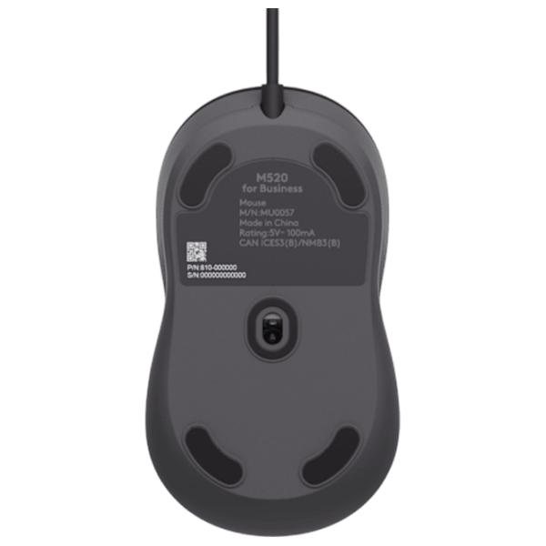 Мышь Logitech M520 Signature Графит Проводная, 4000 dpi photo 3