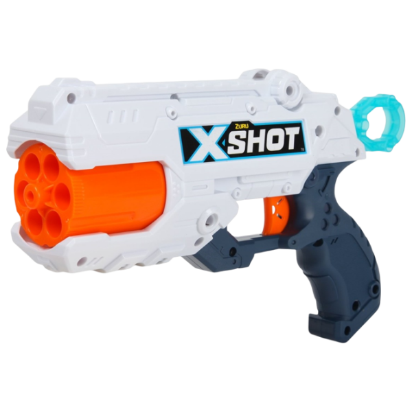 Бластер Zuru X-shot Excel Reflex 6 36433 Белый патронный, Стрел, 8+ photo 2