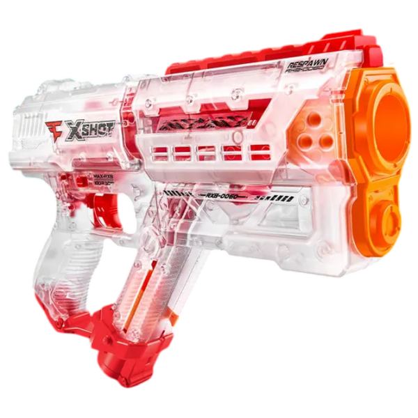 Бластер Zuru X-shot Respawn 36499 Красный патронный, Стрел, 14+ photo 1