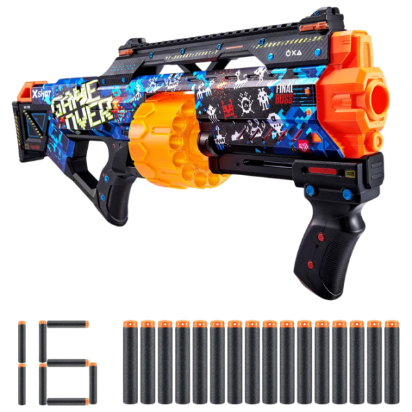 Бластер Zuru X-shot Skins-Last Stand 36518 Разноцветный патронный, Стрел, 14+ photo 2