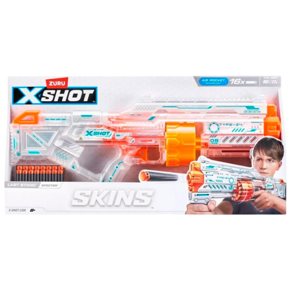 Бластер Zuru X-shot Skins-Last Stand 36518 Разноцветный патронный, Стрел, 14+ photo 11