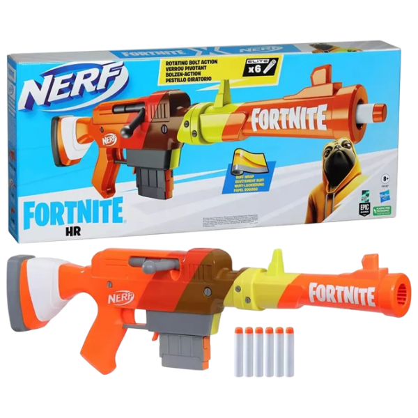 Бластер Nerf Fortnite HR F4107 Оранжевый патронный, Стрел, 8+ photo 2