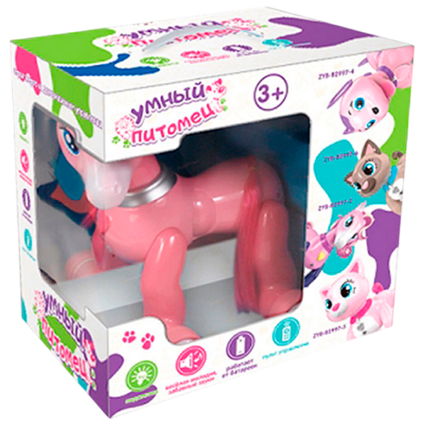Jucărie interactivă Zhorya Smart Pet Pony ZYB-B2997-1 Pink Pentru fetițe, 3+ photo 1