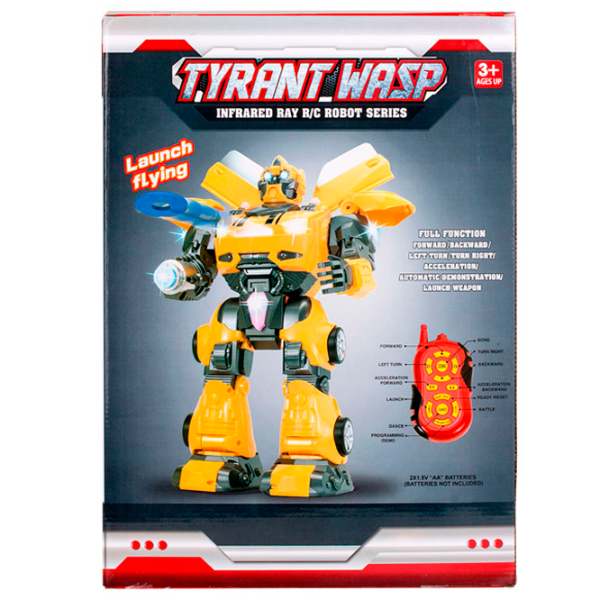 Jucărie radiocomandată Lulu Tyrant Wasp Orange  photo 4